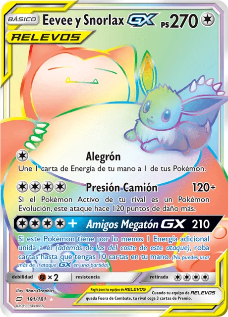 Eevee & Snorlax-GX 「TEU 191」「ES」