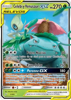 Celebi & Venusaur-GX #1/181 · Pokémon
