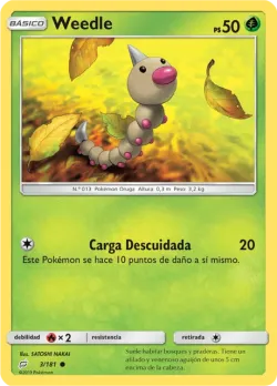 Weedle #3/181 · Pokémon