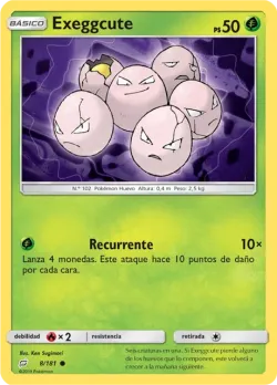 Exeggcute #8/181 · Pokémon