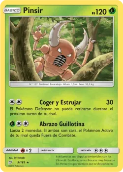Pinsir #9/181 · Pokémon