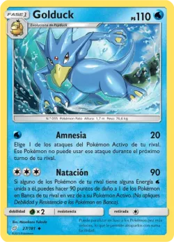 Golduck #27/181 · Pokémon