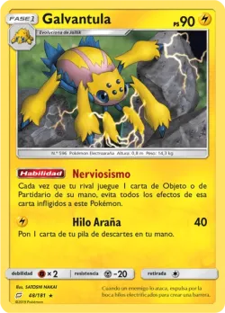 Galvantula #48/181 · Pokémon