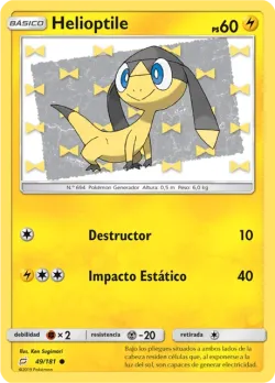 Helioptile #49/181 · Pokémon