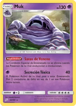Muk #63/181 · Pokémon