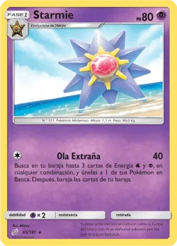 Starmie #65/181 · Pokémon