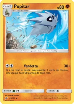 Pupitar #80/181 · Pokémon