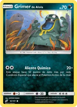 Alolan Grimer #83/181 · Pokémon