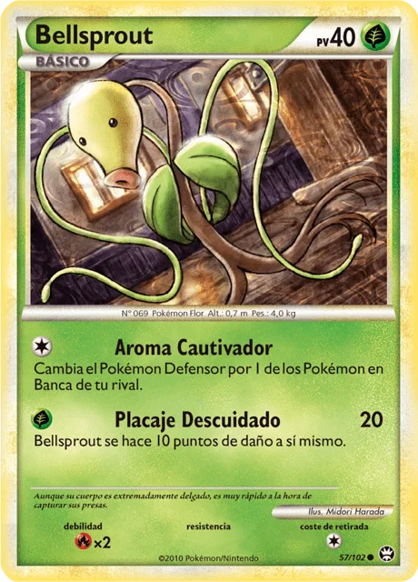 Bellsprout 「TM 057」「ES」