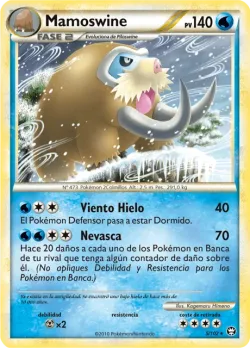 Mamoswine #5/102 · Pokémon