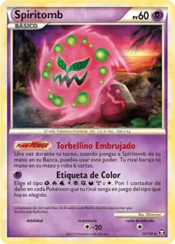 Spiritomb #10/102 · Pokémon
