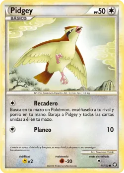Pidgey 「TM 071」「ES」