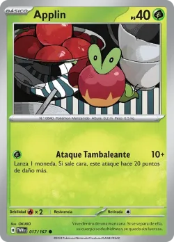 Applin #017/167 · Pokémon