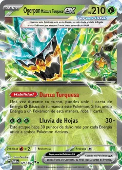 Teal Mask Ogerpon ex #025/167 · Pokémon