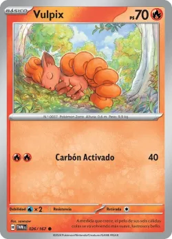 Vulpix #026/167 · Pokémon
