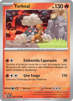 Torkoal #030/167 · Pokémon