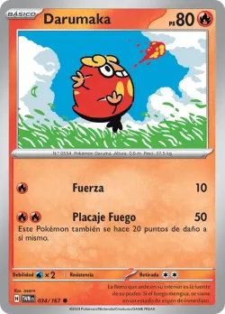 Darumaka #034/167 · Pokémon