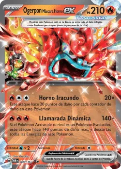 Hearthflame Mask Ogerpon ex #040/167 · Pokémon