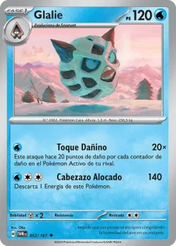 Glalie #052/167 · Pokémon