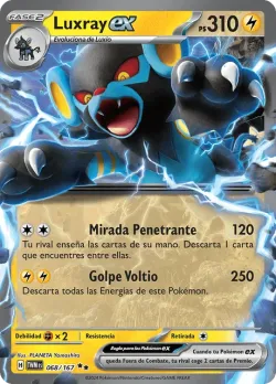 Luxray ex #068/167 · Pokémon