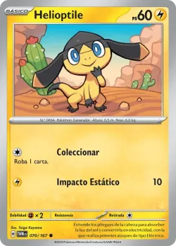 Helioptile #070/167 · Pokémon