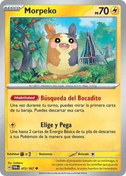 Morpeko #072/167 · Pokémon