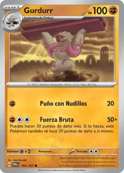 Gurdurr #104/167 · Pokémon