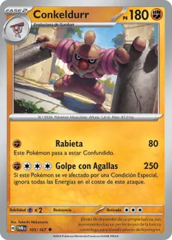 Conkeldurr #105/167 · Pokémon