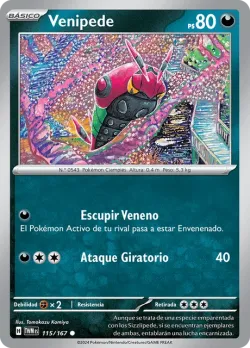 Venipede #115/167 · Pokémon