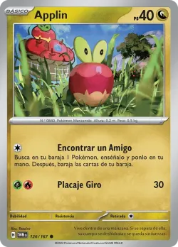 Applin #126/167 · Pokémon