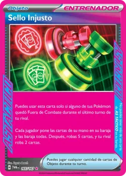 Unfair Stamp #165/167 · Pokémon