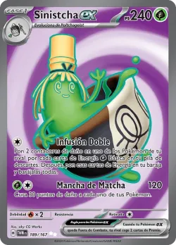 Sinistcha ex #189/167 · Pokémon