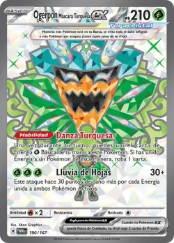 Teal Mask Ogerpon ex #190/167 · Pokémon