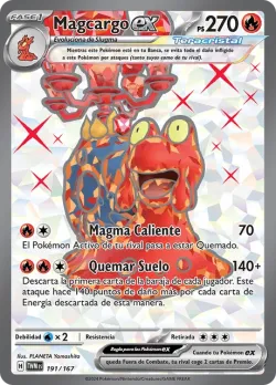 Magcargo ex #191/167 · Pokémon
