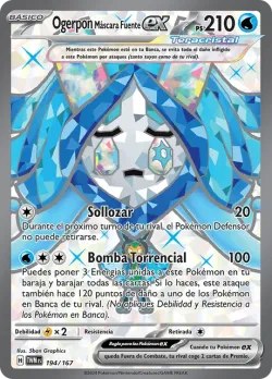Wellspring Mask Ogerpon ex #194/167 · Pokémon