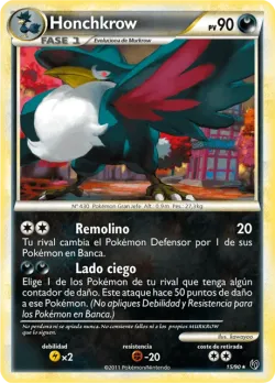 Honchkrow #15/90 · Pokémon