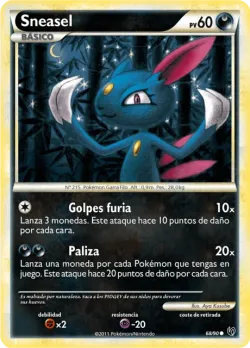 Sneasel 「UD 068」「ES」