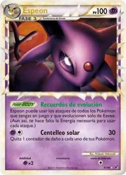 Espeon 「UD 081」「ES」