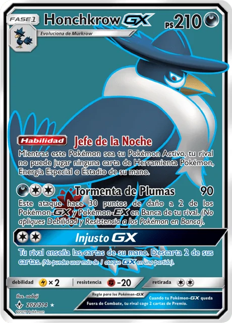 Honchkrow-GX 「UNB 202」「ES」