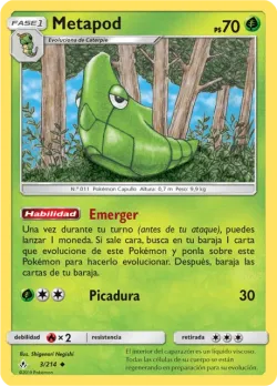Metapod #3/214 · Pokémon