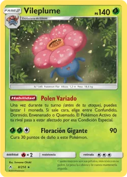 Vileplume #8/214 · Pokémon