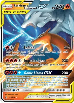 Reshiram & Charizard-GX #20/214 · Pokémon