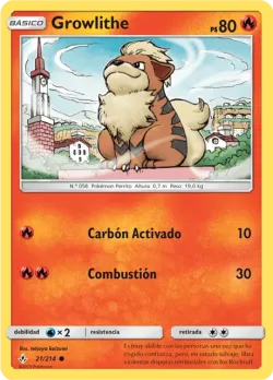 Growlithe #21/214 · Pokémon