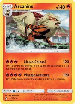 Arcanine #22/214 · Pokémon