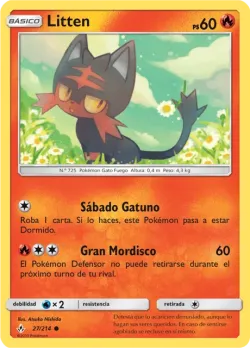 Litten #27/214 · Pokémon