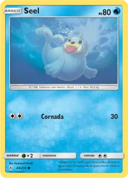 Seel #44/214 · Pokémon