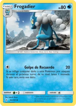 Frogadier #52/214 · Pokémon