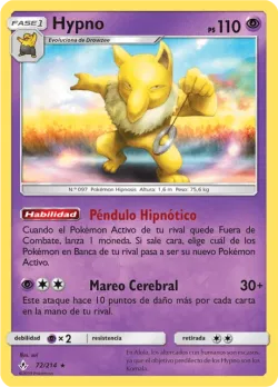 Hypno #72/214 · Pokémon