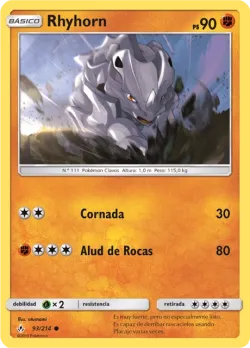 Rhyhorn #93/214 · Pokémon