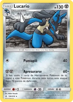 Lucario #126/214 · Pokémon